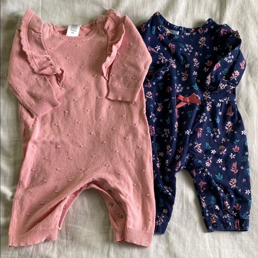 Baby girl one piece bundle